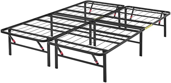 Amazon Basics Foldable Metal Platform Bed Frame 14-In