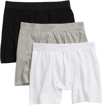3-Pack Gap Mens Cotton Boxer Briefs Underpants Underwear