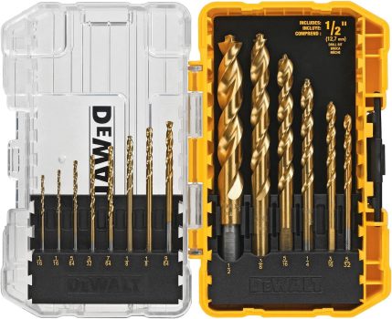 DEWALT Drill Bit Set Titanium 14-Piece DW1354