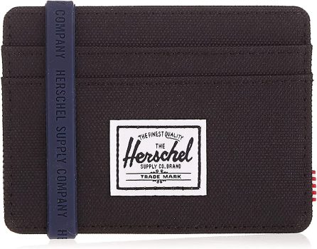 Herschel 3-in x 4-in Mens Charlie Card Case Wallet