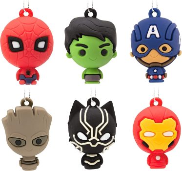 Hallmark Marvel Super Heroes Miniature Christmas Ornaments Set of 6