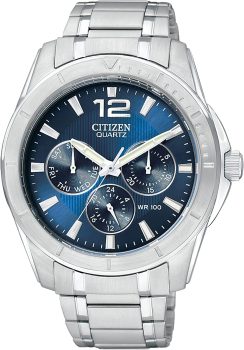 Citizen Quartz Mens Stainless Steel Watch AG8300-52L