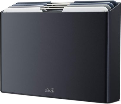 Joseph Joseph Folio Plastic Cutting Board Set w/Storage Case