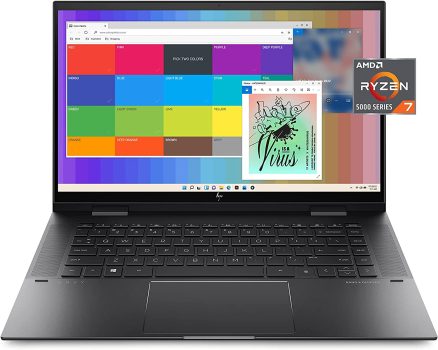 HP Envy x360 Convertible 15-in Touch Laptop w/Ryzen 7, 512GB SSD