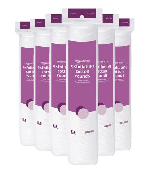 Amazon Basics Exfoliating Cotton Round, 600 Count