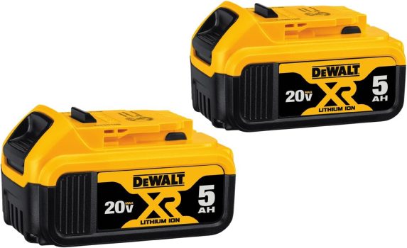 2-Pack DewaIt 20V Max XR 20V Battery 5.0-Ah DCB205-2