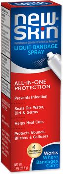 New-Skin Liquid Bandage Spray for Cuts and Minor Scrapes, 1-Oz
