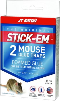 JT Eaton 233N Stick Em Mouse, Set of 2, 2 Glue Traps