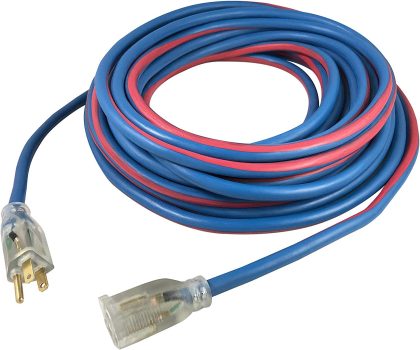 US Wire and Cable 99100 Extension Cord One Size Blue/Red