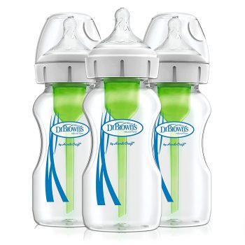 Dr. Browns Natural Flow Anti-Colic Options+ Glass Baby Bottles