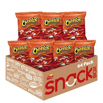 64-Pack Cheetos Crunchy Cheese Flavored Snacks, 2 Ounce
