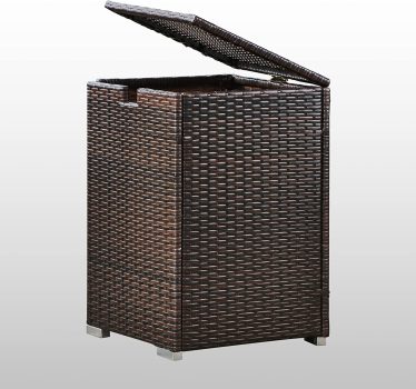 Teamson Home Gas Tank Wicker Cover Table 20 lb