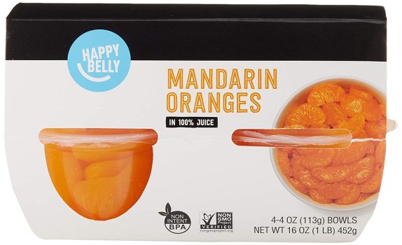 4-Ct Happy Belly Mandarin Orange In Juice, 4 Oz