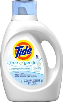 3-pk Tide Free & Gentle Liquid Laundry Detergent, 64 loads 92 fl oz