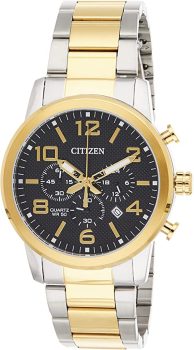 Citizen Quartz Mens Stainless Steel Watch AN8054-50E
