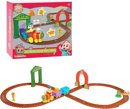 CoComelon All Aboard Musical Train with Bonus Pieces
