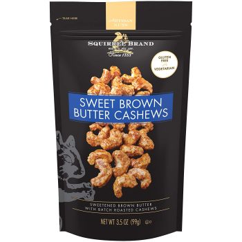 Squirrel Brand Sweet Brown Butter Cashews 3.5oz