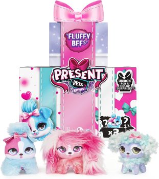 Present Pets Minis 3-Pack Fluffy BFFs 3-inch Plush Toys