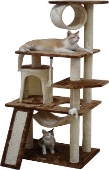 Go Pet Club 53-in Cat Tree Kitty Tower Kitten Condo House