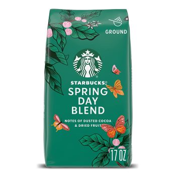 Starbucks Ground Coffee Medium Roast Spring Day Blend 17 oz