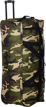 Rockland Rolling Duffel Bag, Camouflage, 30-Inch
