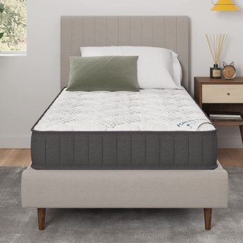 Ottomanson 8-in Twin Firm Hybrid Mattress in a Box