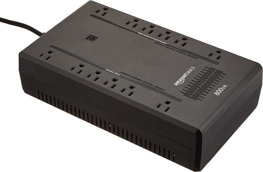 Amazon Basics Standby UPS 450W Surge Battery Power Backup