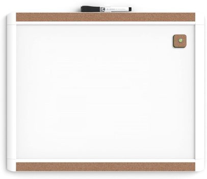 U Brands PINIT Magnetic Dry Erase Board 16 x 20-in White Frame
