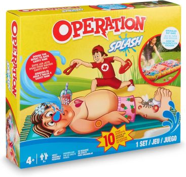 Hasbro Operation Splash Game, Family Game for Yard