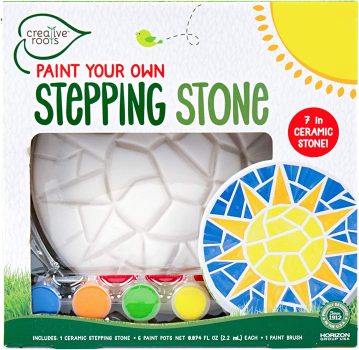 Creative Roots Paint Your Own Mosaic Sun Stepping Stone Kit