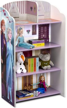 Delta Children Wooden Playhouse 4-Shelf Bookcase