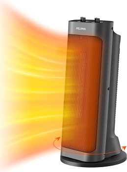 Pelonis 1500W Fast Heating Space Heater w/Programmable Thermostat