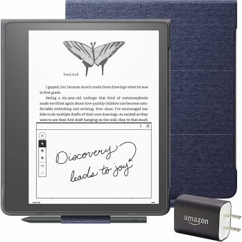 Kindle Scribe Essentials Bundle w/16GB Kindle Scribe, Basic Pen & Cover