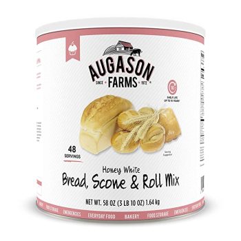 Augason Farms Honey White Bread Scone & Roll Mix