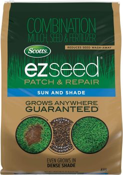 Scotts EZ Seed Patch & Repair Sun and Shade Mulch, Grass Seed, Fertilizer