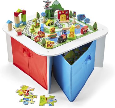 Imaginarium 100Pc Wooden Ready to Play Table AD20594