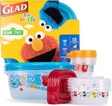 9-Count GladWare Sesame Street Food Storage Containers