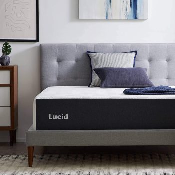 Lucid 14-inch Queen Plush Memory Foam Mattress