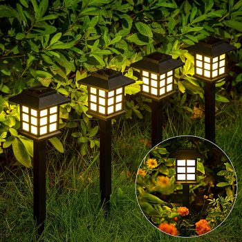 12 Pack GIGALUMI Solar Outdoor Lights LED Solar Lights