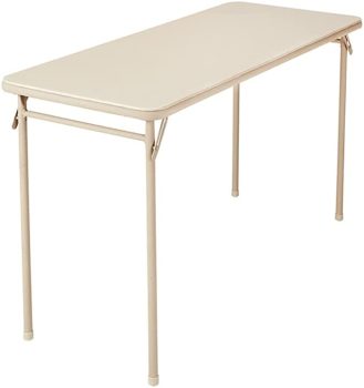 Cosco Vinyl Top Folding Serving Table, 20-in x 48-in