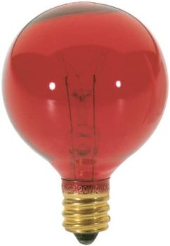Satco 10 Watt G12.5 Incandescent Candelabra Base Light Bulb