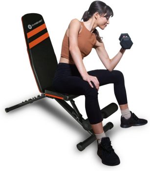 Gymenist Exercise Bench Adjustable Foldable Bench