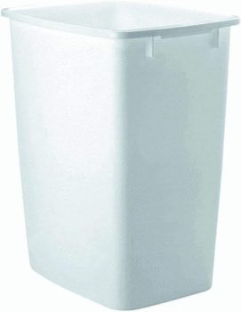 Rubbermaid Plastic Resin Deskside Wastebasket 10 Gallon