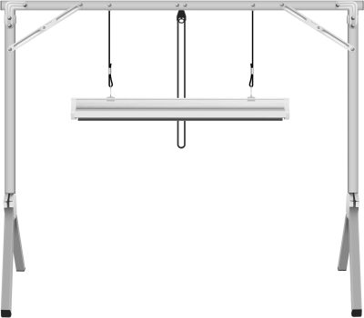 iPower 2ft T5 Fluorescent Grow Light System w/Foldable Stand Rack