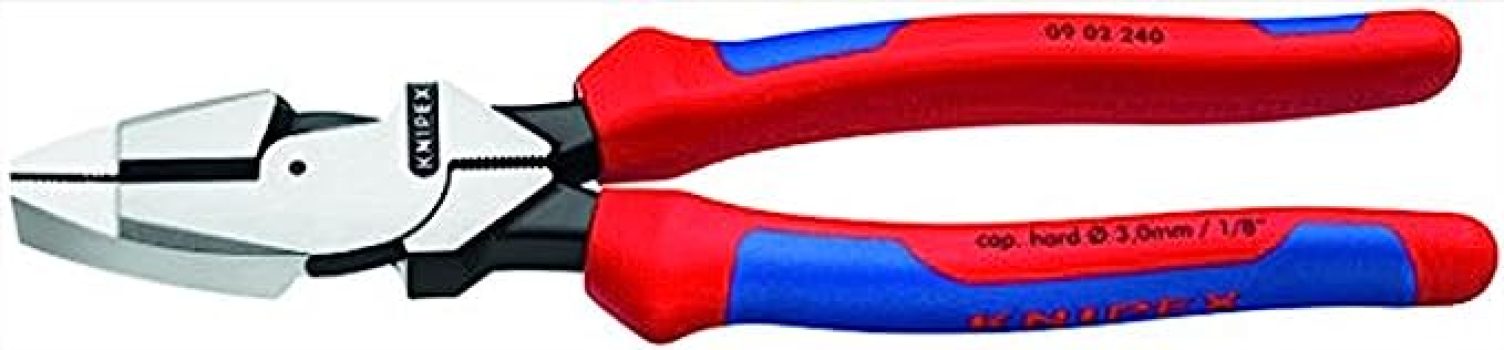 Knipex 09 02 240 SBA 9.5-Inch Ultra-High Leverage Lineman’s Pliers