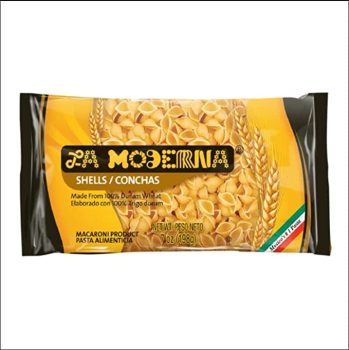 La Moderna Shells Pasta Noodles Durum Wheat 7oz