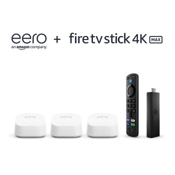 3-Pack Amazon eero 6+ System with FireTV Stick 4K Max