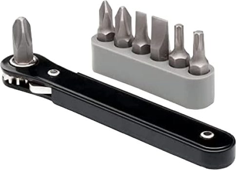 NEIKO 03044A 1/4-Inch Drive Mini Ratchet Screwdriver Set, 8-Pcs