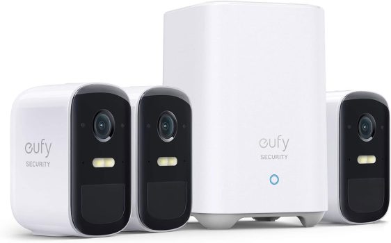 Eufy Security EufyCam 2C Pro 3-Cam Kit, Wireless Security System