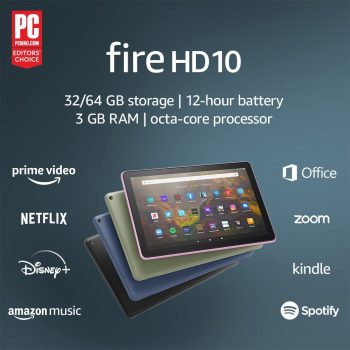 Amazon Fire HD 10 10.1-in FHD 32GB Tablet